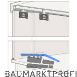 HAWA Combino 35 H IS Schiebet�rbeschlag Innenfront, 3-t�rig