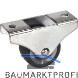 D�RNER + HELMER Bockrolle TPE-Lauffl�che Plattenbefestigung 38 mm 45 kg