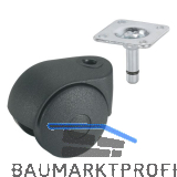 D�RNER + HELMER Doppel-Lenkrolle One 50 mm 30 kg Platte
