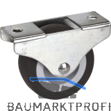 D�RNER + HELMER Bockrolle TPE-Lauffl�che 50 mm 55 kg Platte