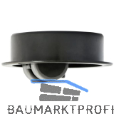 D�RNER + HELMER Rolleinsatz Doppelrolle Rad � 30 mm, Kunststoff schwarz