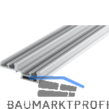 HAWA Combino 65 H FS / 80 H FS Doppellaufschiene obenlaufend 4000 mm, Alu elox.