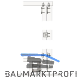 HAWA Combino 50 H MS - Beschl�gegarnitur 1400 x 2600 x 25, 2 t�rig, Stahl