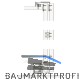 HAWA Combino 50 H FS Beschl�gegarnitur 1400 x 2400 x 25, 2 t�rig