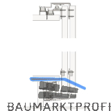 HAWA Combino 65 H FS Beschl�gegarnitur 1400 x 2600, 2 t�rig untenlaufend