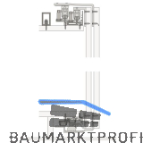 HAWA Combino 65 H FS Beschl�gegarnitur 1400 x 2600, 3 t�rig obenlaufend