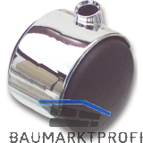 Doppel-Lenkrolle Duo Kunststoff hart 50 mm 50 kg schwarz/Chrom-Optik