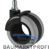 Doppel-Lenkrolle Rotola Office 50 kg Gewindestift