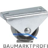 D�RNER + HELMER Bockrolle Kunststoff-Rad Plattenbefestigung 25 mm 40 kg