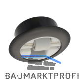 Rolleinsatz Roller-Mini Einbautiefe 17 mm hart Feststeller Kunststoff schwarz