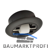 Rolleinsatz Roller-Mini Bockrolle hart Kunststoff schwarz