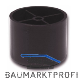 M�belgleiter starr � 50 mm, H�he 50 mm, Kunststoff schwarz