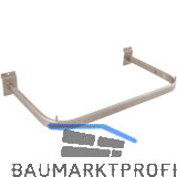 Konfektionsrahmen Arkwall 900 x 300 mm Stahl vernickelt matt