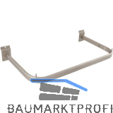 Konfektionsrahmen Arkwall 600 x 300 mm Stahl vernickelt matt