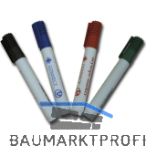 Boardmarker-Set 4-teilig schwarz, blau, rot, gr�n