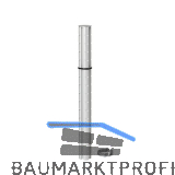 CONFURN Tr�gers�ule Quatro � 38 mm, H�he 400 mm, Aluminium eloxiert