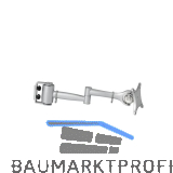 CONFURN Ph�nix Monitorhalter -langer Arm Tr�gers�ule Quatro, Arml�nge 400, Alu