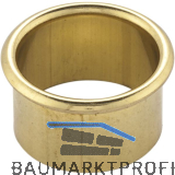 Kabeldurchgang rund, Einbau � 20 mm, Messing poliert