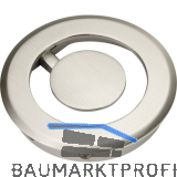 CONFURN Kabeldurchgang Orbit� � 90 mm alufarbig matt