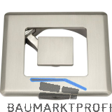 CONFURN Kabeldurchgang Orbit� 90x90 mm alufarbig matt