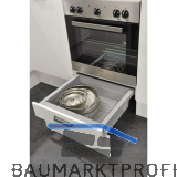 NINKA Herdsockelschubkasten mit BLUMOTION, KB 600 mm, Kunststoff steingrau