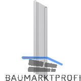 BLUM SERVO-DRIVE Tr�gerprofil abgel�ngt, mit montiertem Kabel,L�nge 800, Alu