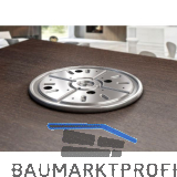 OMGE Drehteller Au�en � 282 mm, H�he 13 mm, Stahl verzinkt