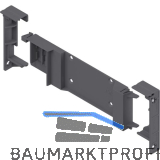 BLUM SERVO-DRIVE Tr�gerprofilaufnahme links/rechts, Kunststoff RAL7037 Staubgrau