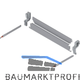 BLUM Stahlr�ckwand M�llauszug h�ngend KB 900 mm Grau