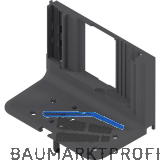 BLUM SERVO-DRIVE Aufnahmewinkel 1-fach, 95x83, Kunststoff tiefgrau
