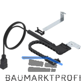 BLUM AMPEROS AC Kabelf�hrung NL 450 mm, Kunststoff schwarz