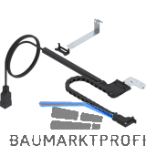 BLUM AMPEROS AC Kabelf�hrung NL 550 mm, Kunststoff schwarz