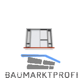 BLUM ORGA-LINE Facheinteilungs-Set KB 601 - 699/NL 450 mm Edelstahl/Kunststoff