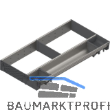 BLUM ORGA-LINE Einzel-Set KB 400/NL 550 mm Edelstahl/Kunststoff