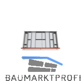 BLUM ORGA-LINE Facheinteilungs-Set KB 1000 - 1099/NL 550 mm Edelstahl/Kunststoff