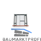 BLUM ORGA-LINE Facheinteilungs-Set KB 600/NL 450 mm Edelstahl/Kunststoff