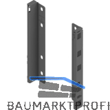 BLUM MERIVOBOX Holzr�ckwandhalter H�he E, Oriongrau-matt