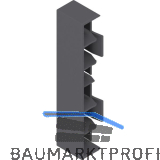 BLUM MERIVOBOX Abdeckkappe H�he M auf H�he E, Oriongrau