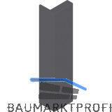 BLUM MERIVOBOX Abdeckkappe H�he E, Oriongrau