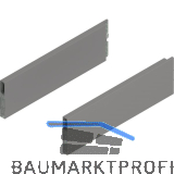 BLUM MERIVOBOX Boxcap H�he E, NL 350, Indiumgrau-matt