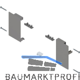 BLUM MERIVOBOX Fronthalter Innenschubkasten H�he M, Indiumgrau-matt