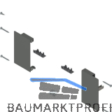 BLUM MERIVOBOX Fronthalter Innenschubkasten H�he M, Oriongrau-matt