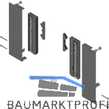 BLUM MERIVOBOX Fronthalter Innenauszug mit Einschubelement H�he E, Oriongrau