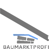 BLUM MERIVOBOX Vorderst�ck ohne Nut, L�nge 1042 mm, Aluminium Oriongrau-matt