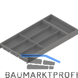 BLUM AMBIA-LINE Besteckeinsatz NL600mm,B300mm, Stahl Indiumgrau