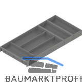 BLUM AMBIA-LINE Besteckeinsatz NL650mm,B300mm, Stahl Indiumgrau