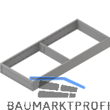 BLUM AMBIA-LINE Schubkastenrahmen breit, NL500mm, Stahl Indiumgrau matt