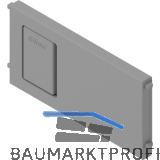 BLUM AMBIA-LINE Querteiler zu Schubkastenrahmen schmal, B100mm, KS Indiumgrau