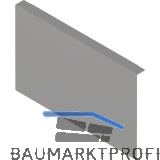BLUM AMBIA-LINE Adapterprofil H�he C, B242 mm, Stahl Indiumgrau