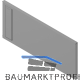 BLUM AMBIA-LINE Querteiler Frontauszugsrahmen, B242mm, KS Indiumgrau